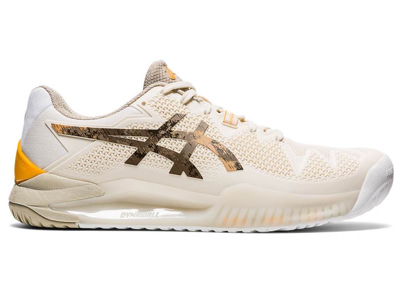 Sapatilhas Tenis Asics GEL-RESOLUTION 8 L.E. EARTH DAY Homem Creme, 0752A211.943